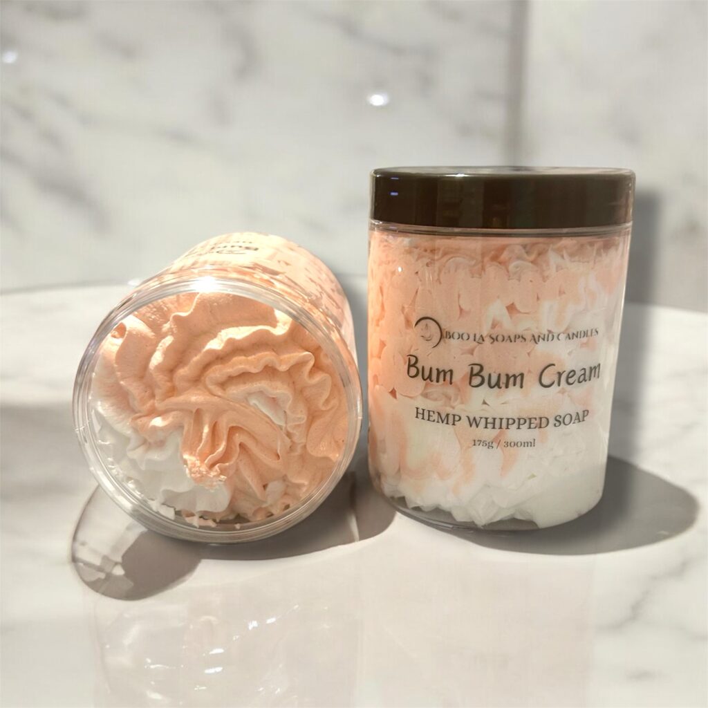 bum bum cream whipped soap